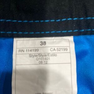 Blue and Black Quiksilver board shorts Size 38